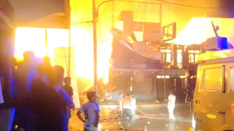 Empat Orang Terbakar Akibat Kebakaran Besar Kuala Tungkal